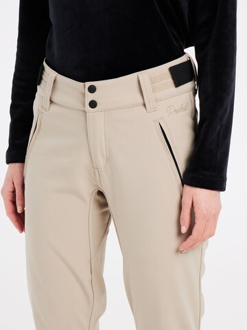 PROTEST Slimfit Sporthose 'LOLE' in Braun