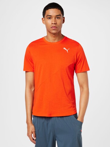 PUMA Performance Shirt in Orange: front