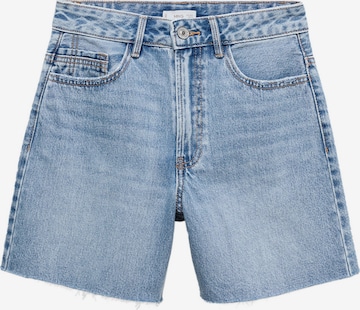 MANGO TEEN Regular Shorts in Blau: predná strana