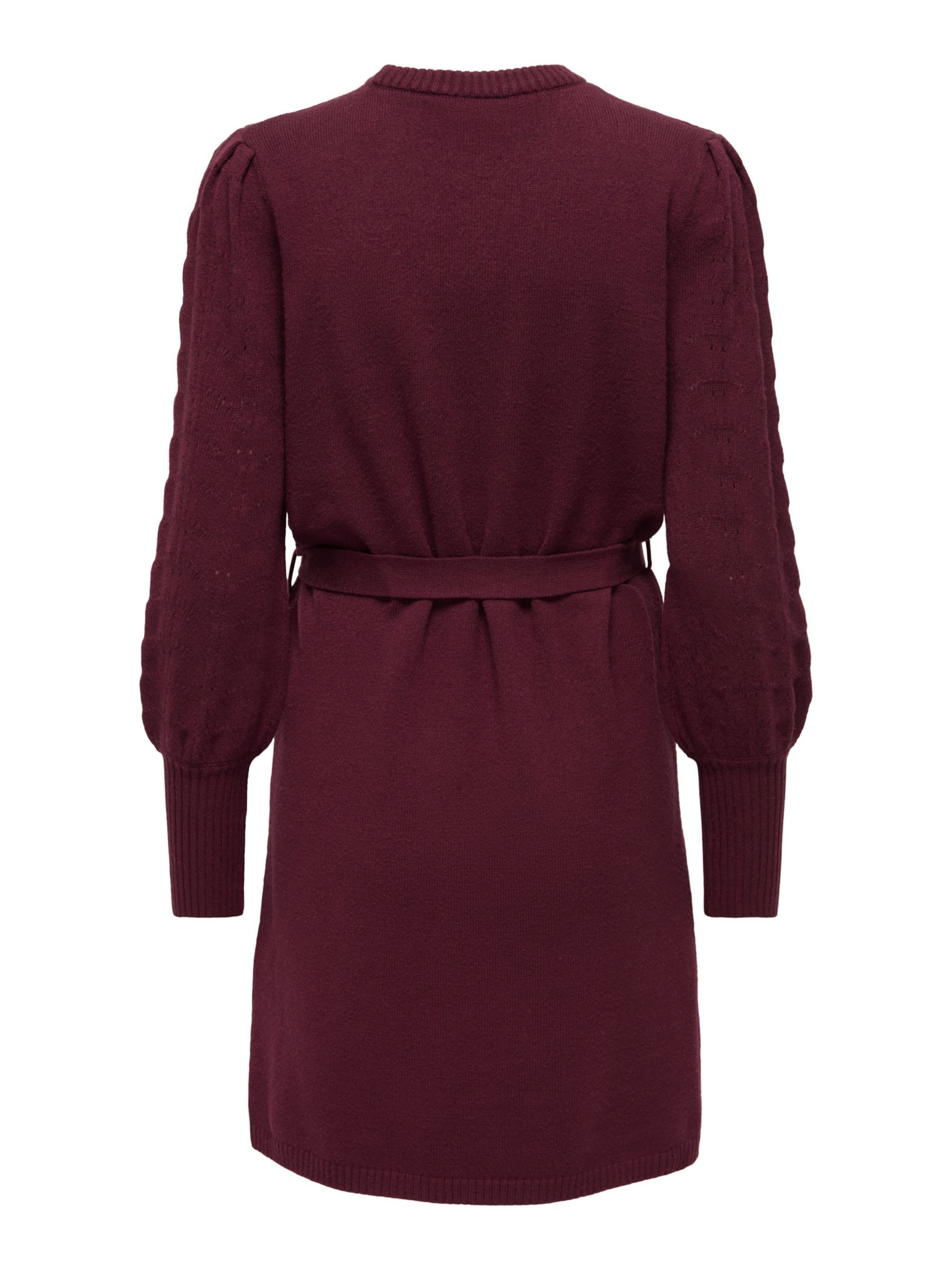 Only Maternity Gebreide jurk 'OLMMatti' in Rood