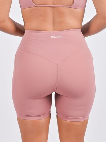 Kadoo Slim fit Trousers 'Seabreeze - Sunset (recycelt)' in Pink