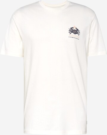 balta BILLABONG Sportiniai marškinėliai 'FAUNA': priekis