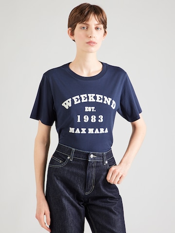 Weekend Max Mara Shirts 'TENUE' i blå: forside