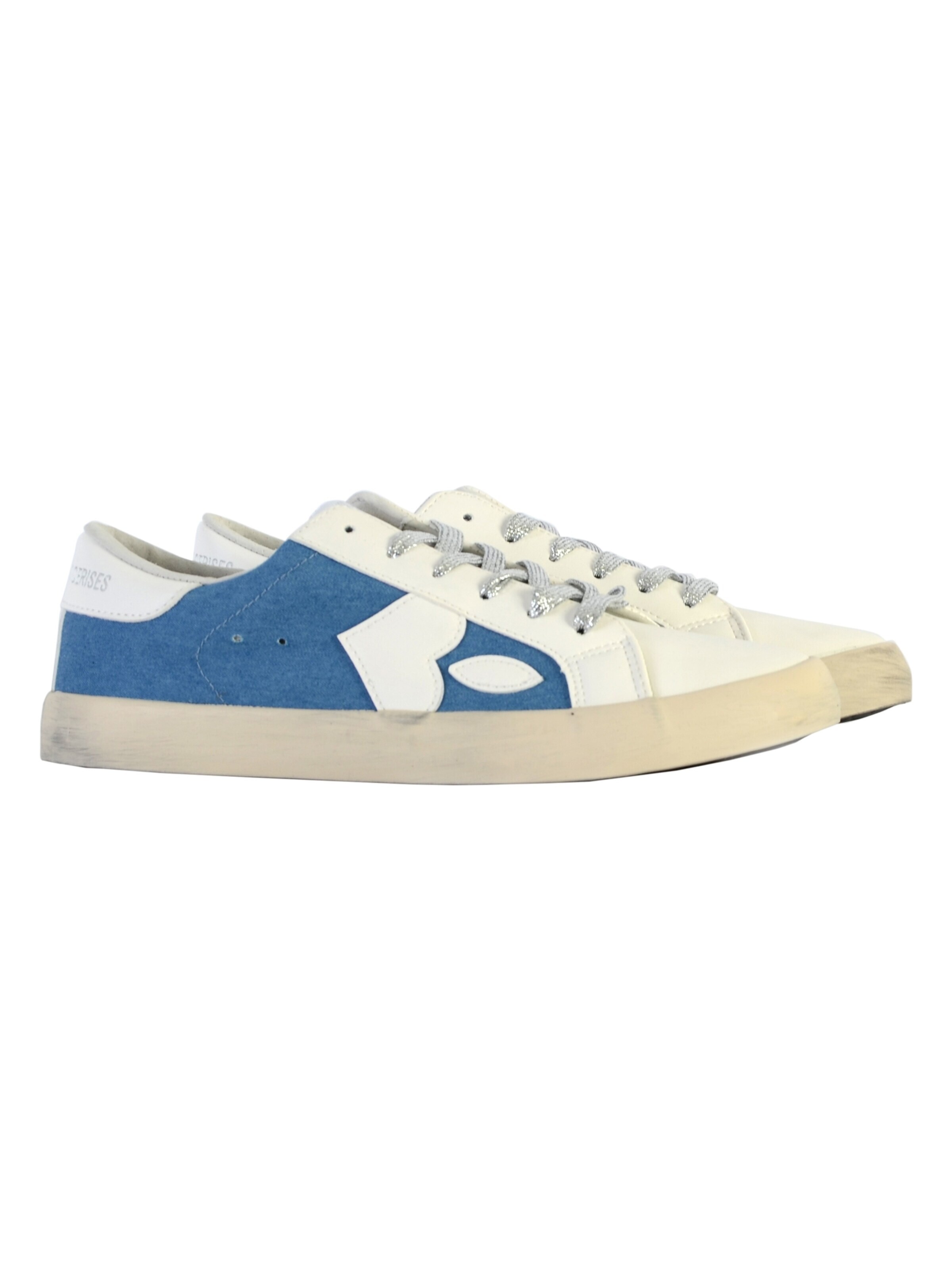 Le Temps Des Cerises Athletic lace-up shoe in White