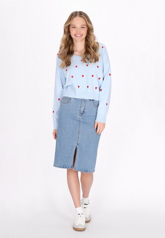 MYMO Sweater 'Comfy' in Blue