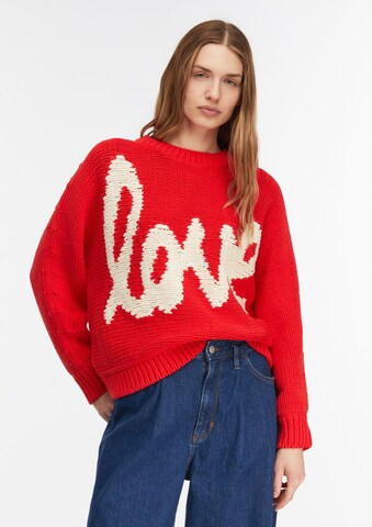 COMMA Sweater in Red: front