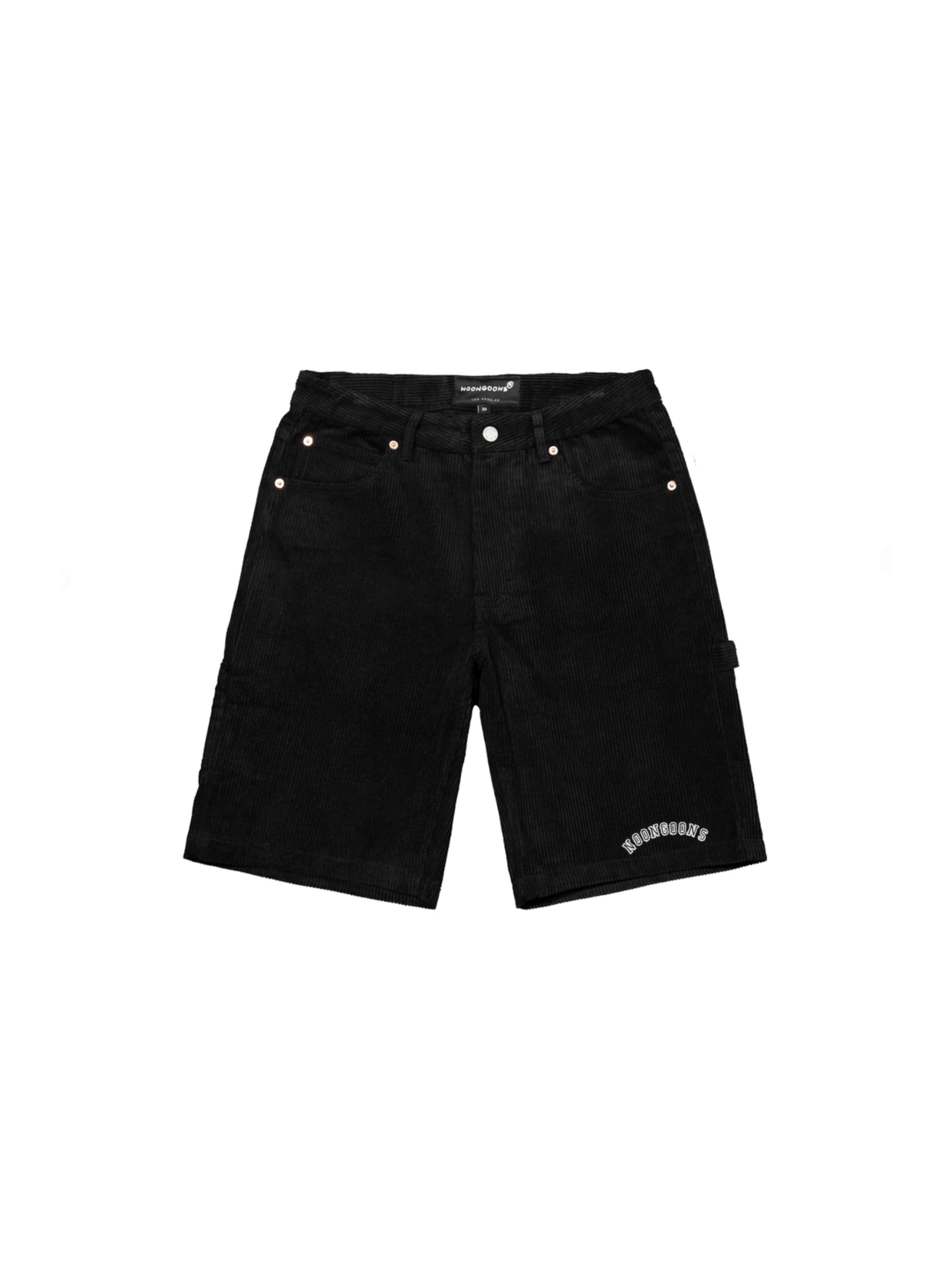 Noon Goons Regular Hose in Schwarz: Vorderseite