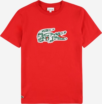 LACOSTE Shirts i rød: forside