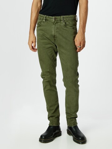 INDICODE JEANS Slim fit Jeans 'Calli' in Green: front