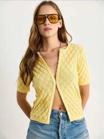 Giacchetta di Bianco Lucci in giallo: frontale