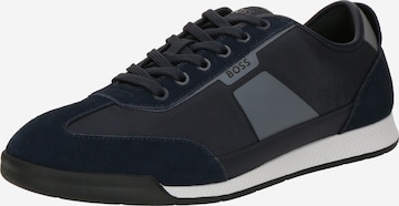 BOSS Sneaker low 'Nitan' i blå: forside