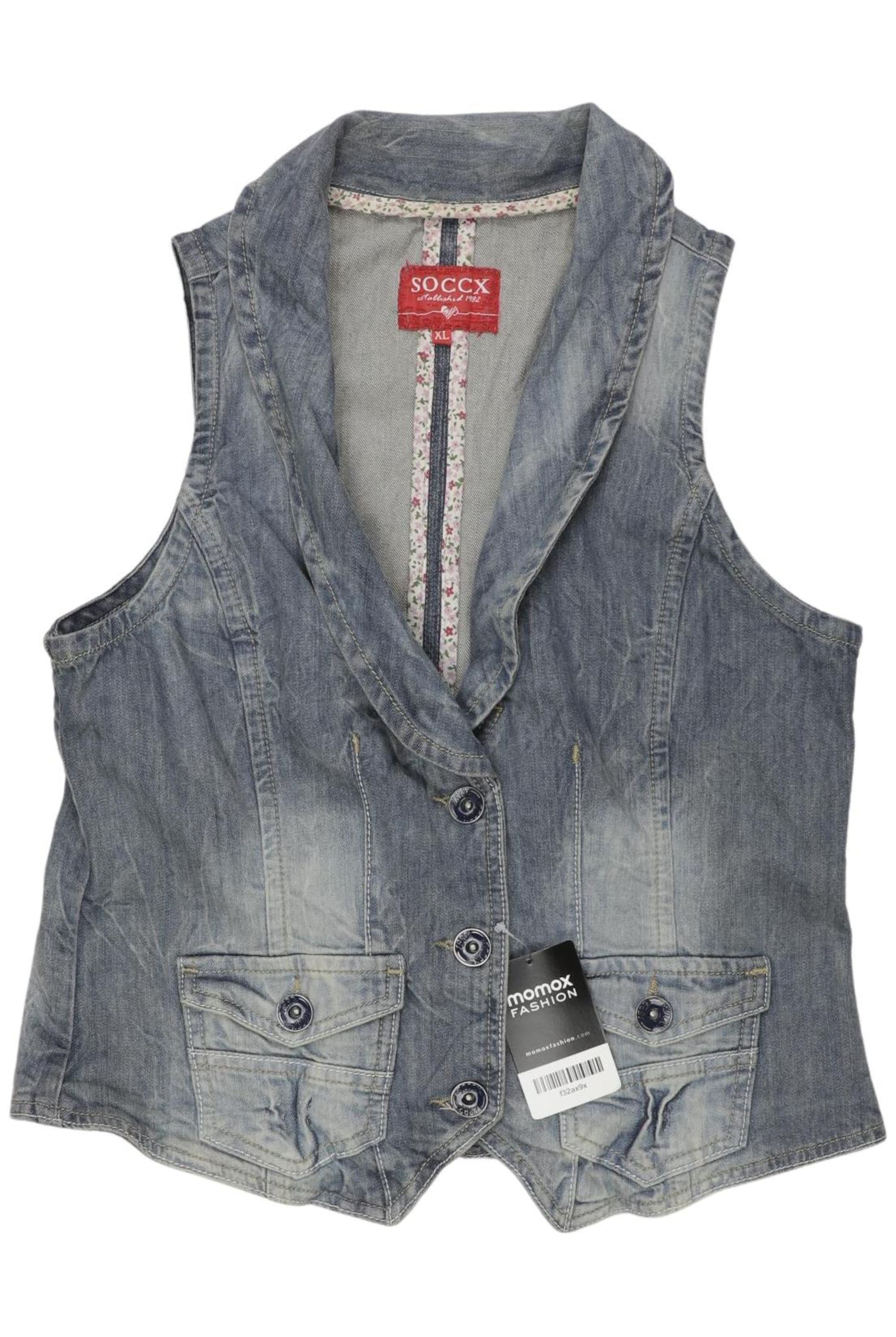 Soccx Vest in XL in Blue: front