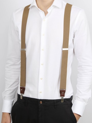 Suitable Bretels in Bruin: voorkant