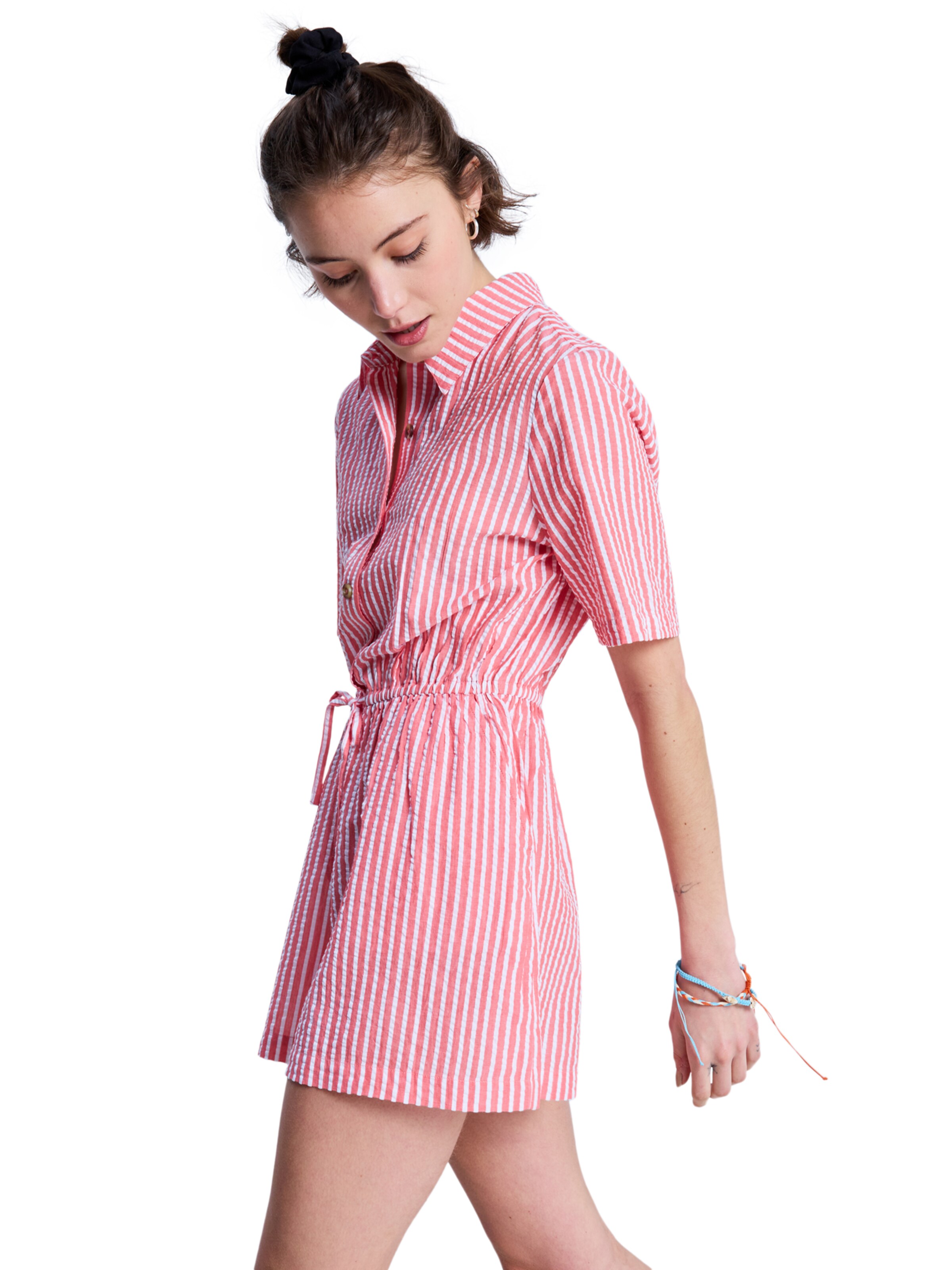 ROXY Jumpsuit 'Real Tomorrow Stripe' in Pink