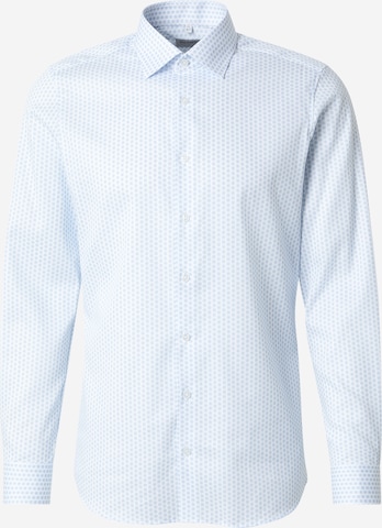 OLYMP Slim Fit Paita 'Level 5' värissä valkoinen: etupuoli