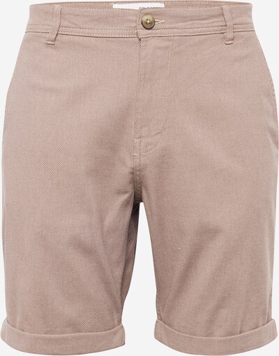 SELECTED HOMME Pantalon chino 'LUTON' en marron / blanc, Vue avec produit