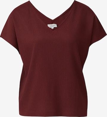 T-shirt s.Oliver en rouge : devant
