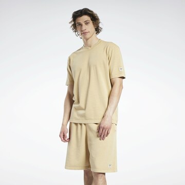 Reebok Shirt 'Classics' in Beige: front