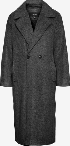 VERO MODA Přechodný kabát – šedá: přední strana