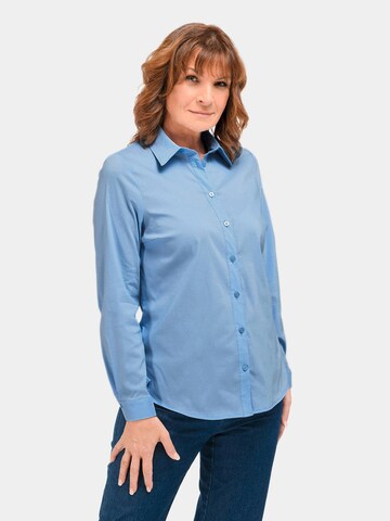 Goldner Blouse in Blauw: voorkant