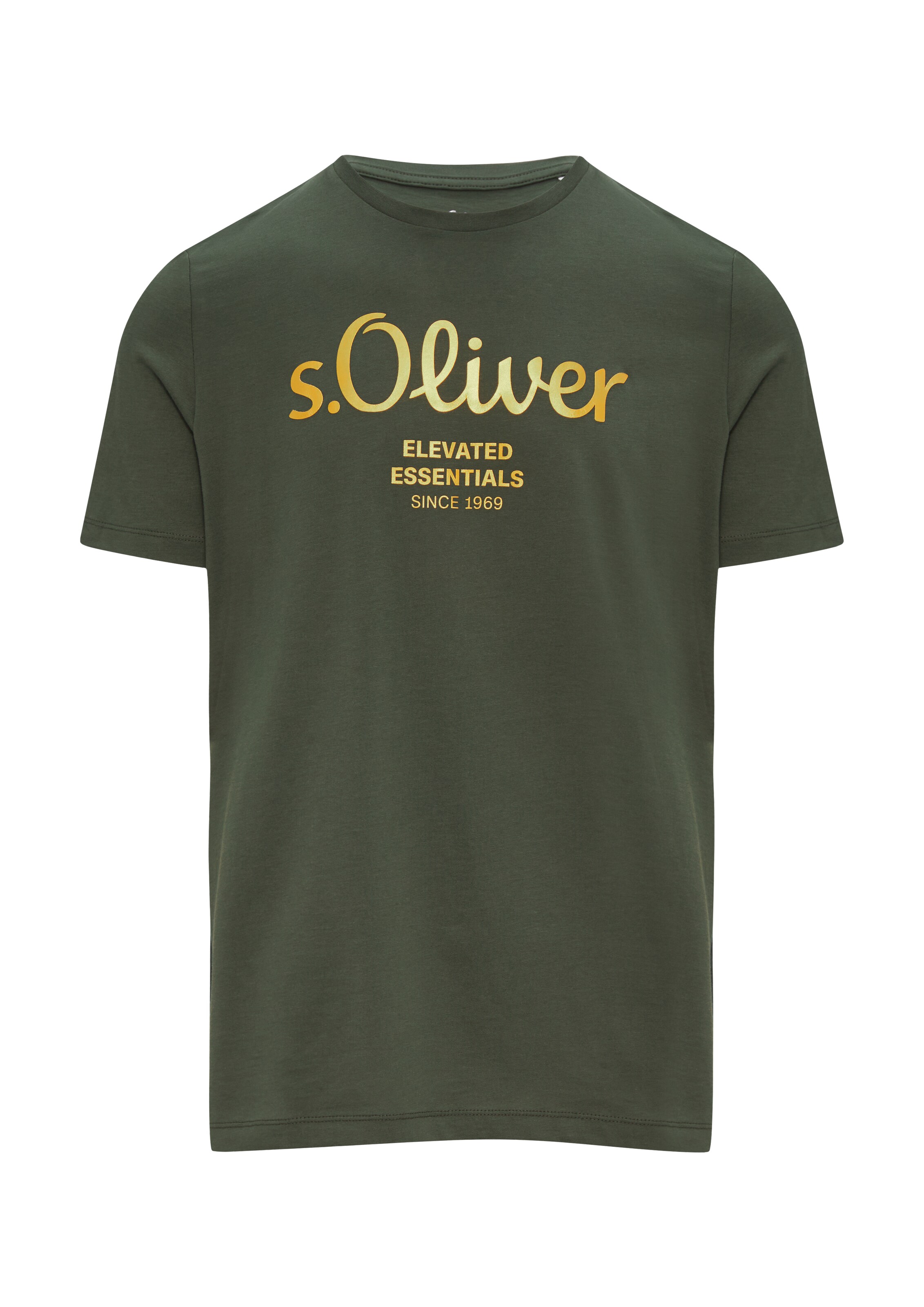 s.Oliver Shirt in Groen: voorkant