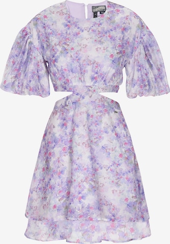 Robe de cocktail 'Vintage' DreiMaster Vintage en gris : devant