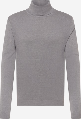 !Solid Sweater in Grey: front