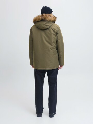 Parka mi-saison 'JREBMARK' JJ Rebel en vert