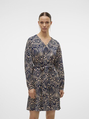 VERO MODA Shirt Dress 'VMVilia' in Blue: front
