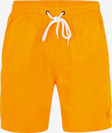 Shorts de bain Jimmy Sanders en orange : devant