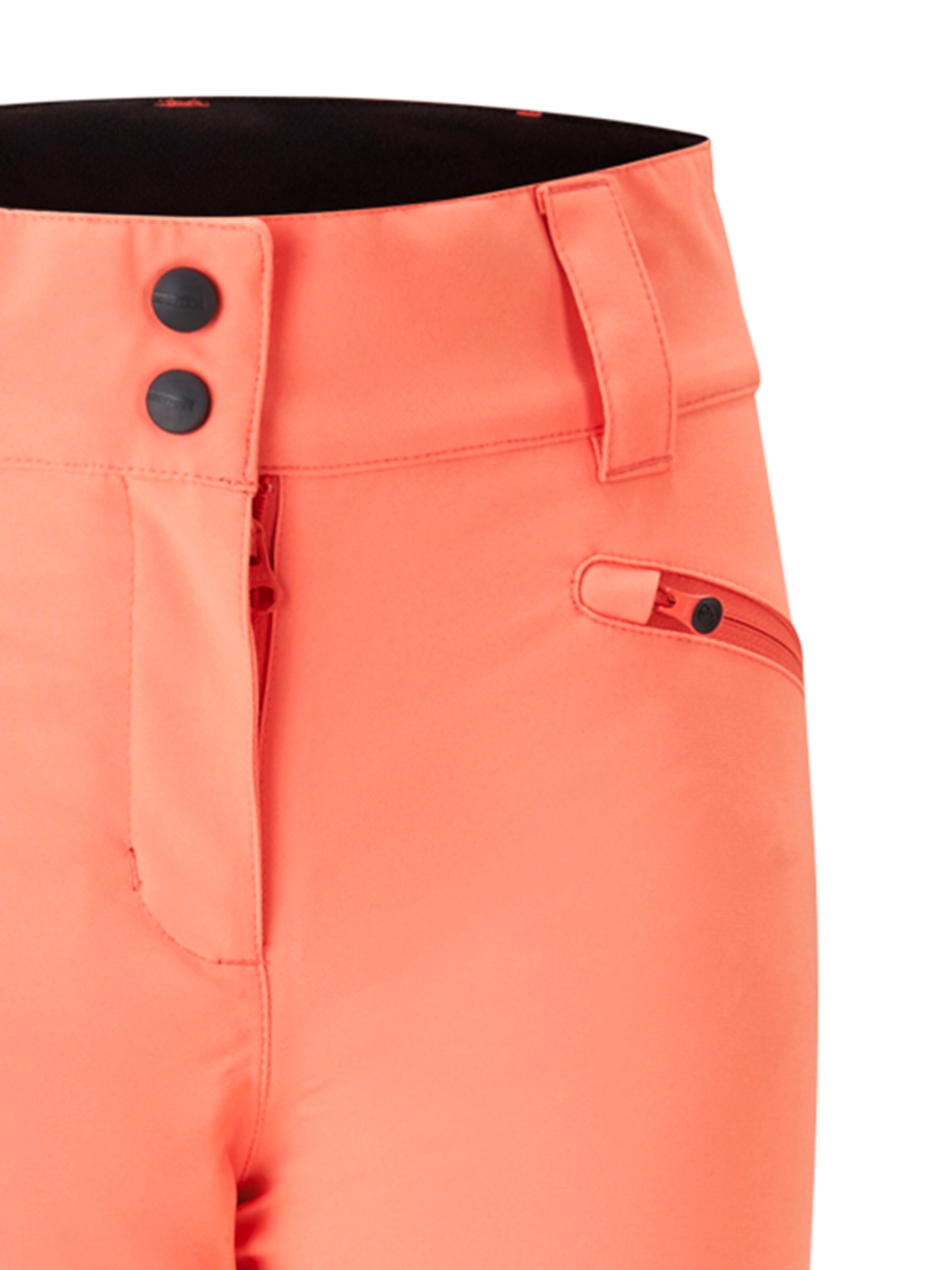 ZIENER Regular Workout Pants 'ALIN-Z' in Orange