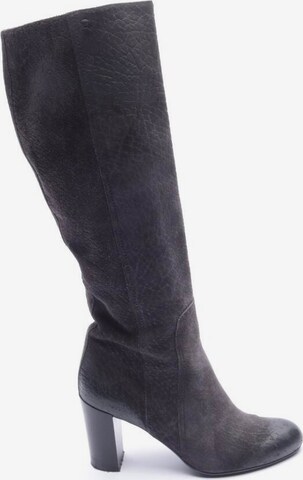 Santoni Dress Boots in 39 in Grey: front