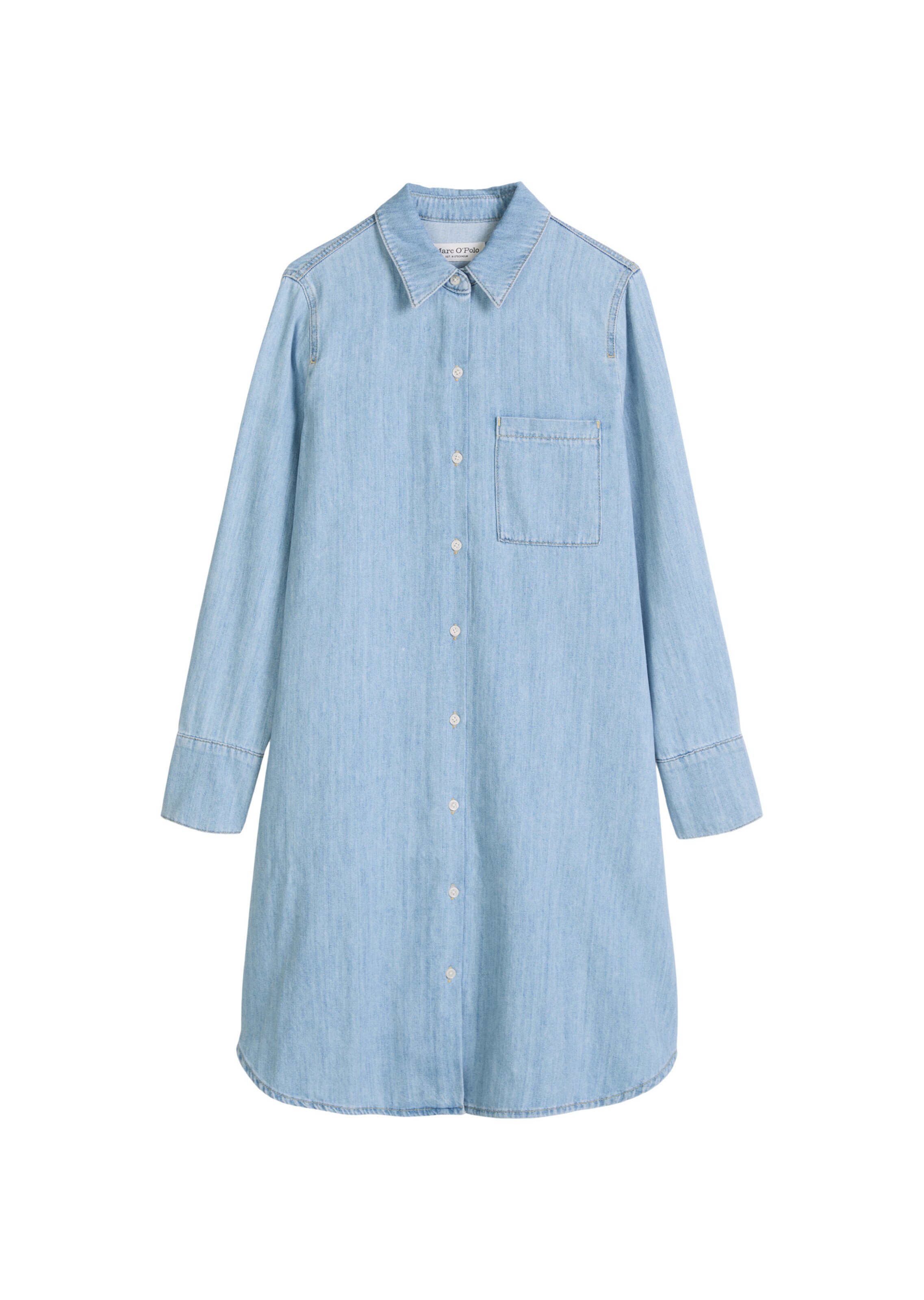 Marc O'Polo Robe-chemise en bleu clair, Vue avec produit