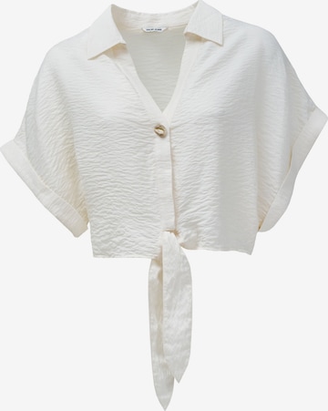 Chemisier Salsa Jeans en blanc : devant