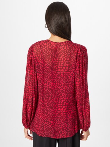 BOSS - Blusa 'Ivaleno' em vermelho