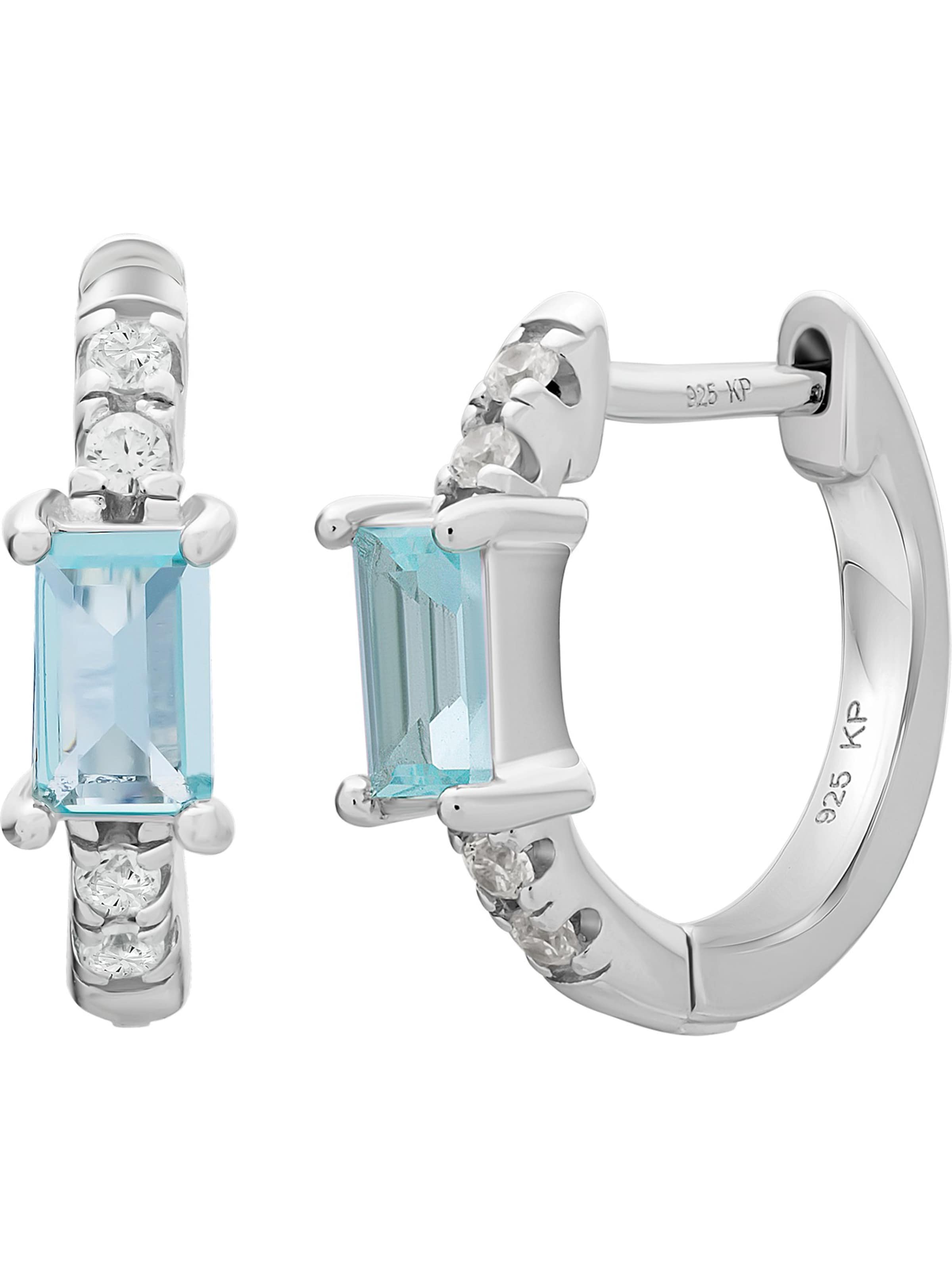 caï Ohrringe in Silber: Vorderseite