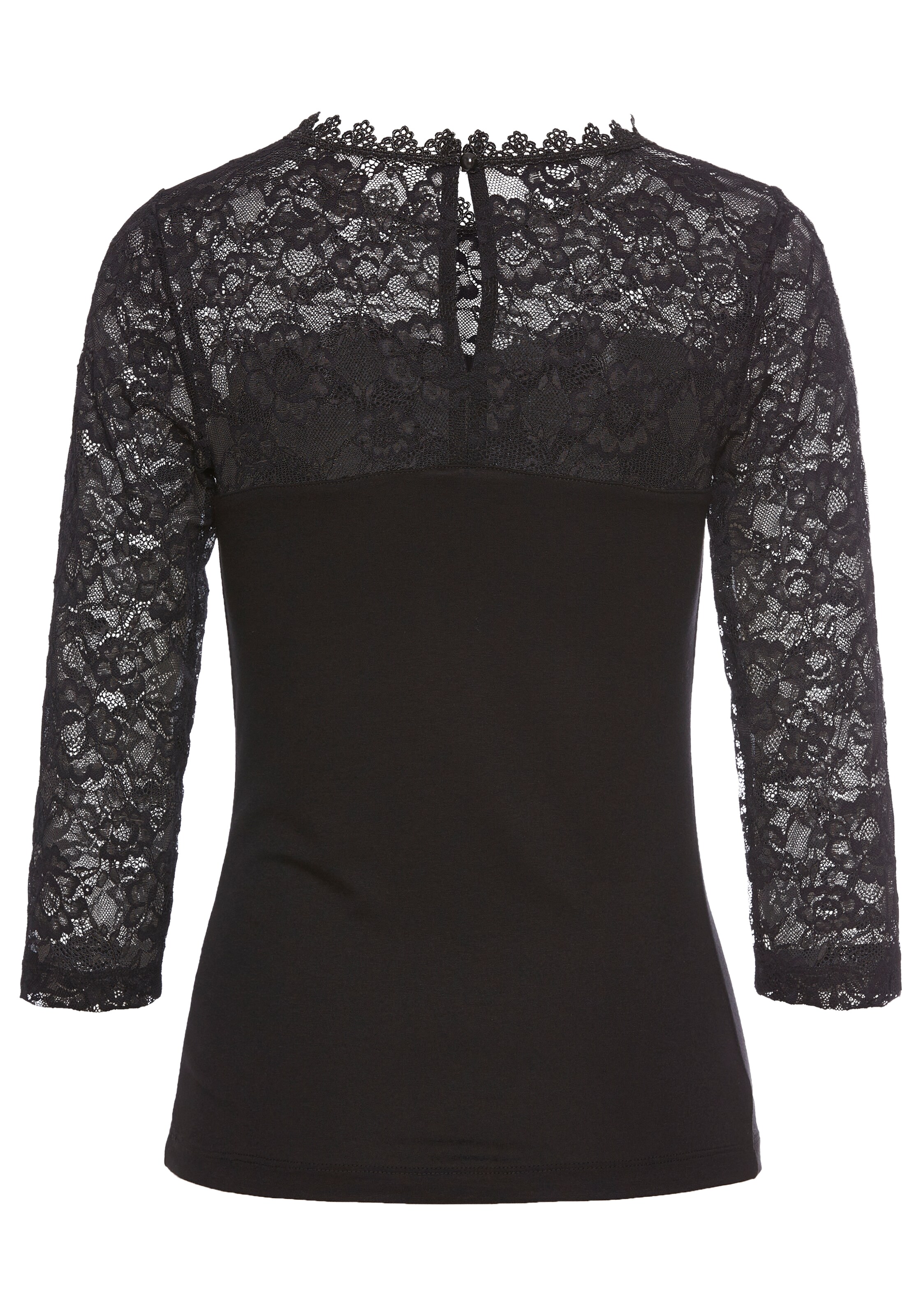 LAURA SCOTT Shirt in Black