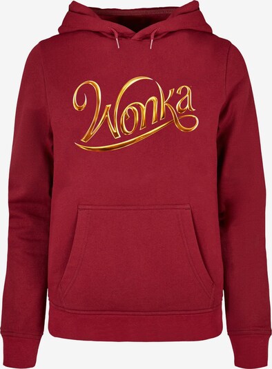 ABSOLUTE CULT Sweatshirt 'Wonka' in goldgelb / burgunder, Produktansicht
