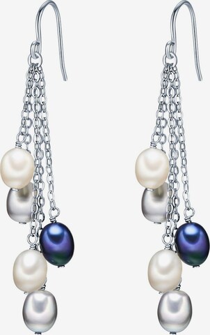 Boucles d'oreilles Valero Pearls en argent : devant