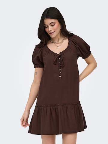 ONLY Jurk 'ONLGoa' in Bruin: voorkant