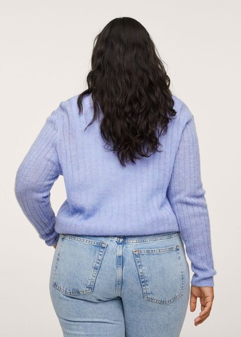 MANGO Strickjacke 'Parton' in Blau