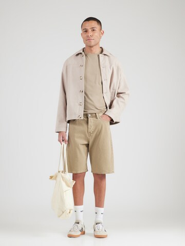 Only & Sons T-Shirt 'ONSJEFF' in Beige