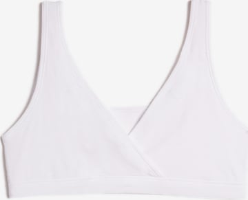 Bustino Reggiseno 'Coton 360' di ETAM in bianco: frontale
