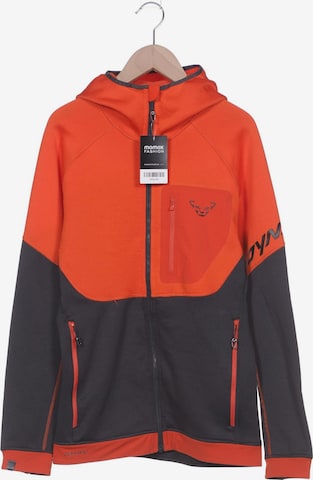 DYNAFIT Sweatshirt & Zip-Up Hoodie in S in Orange: front