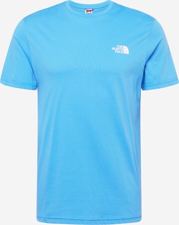 THE NORTH FACE Shirt 'Simple Dome' in Blauw: voorkant