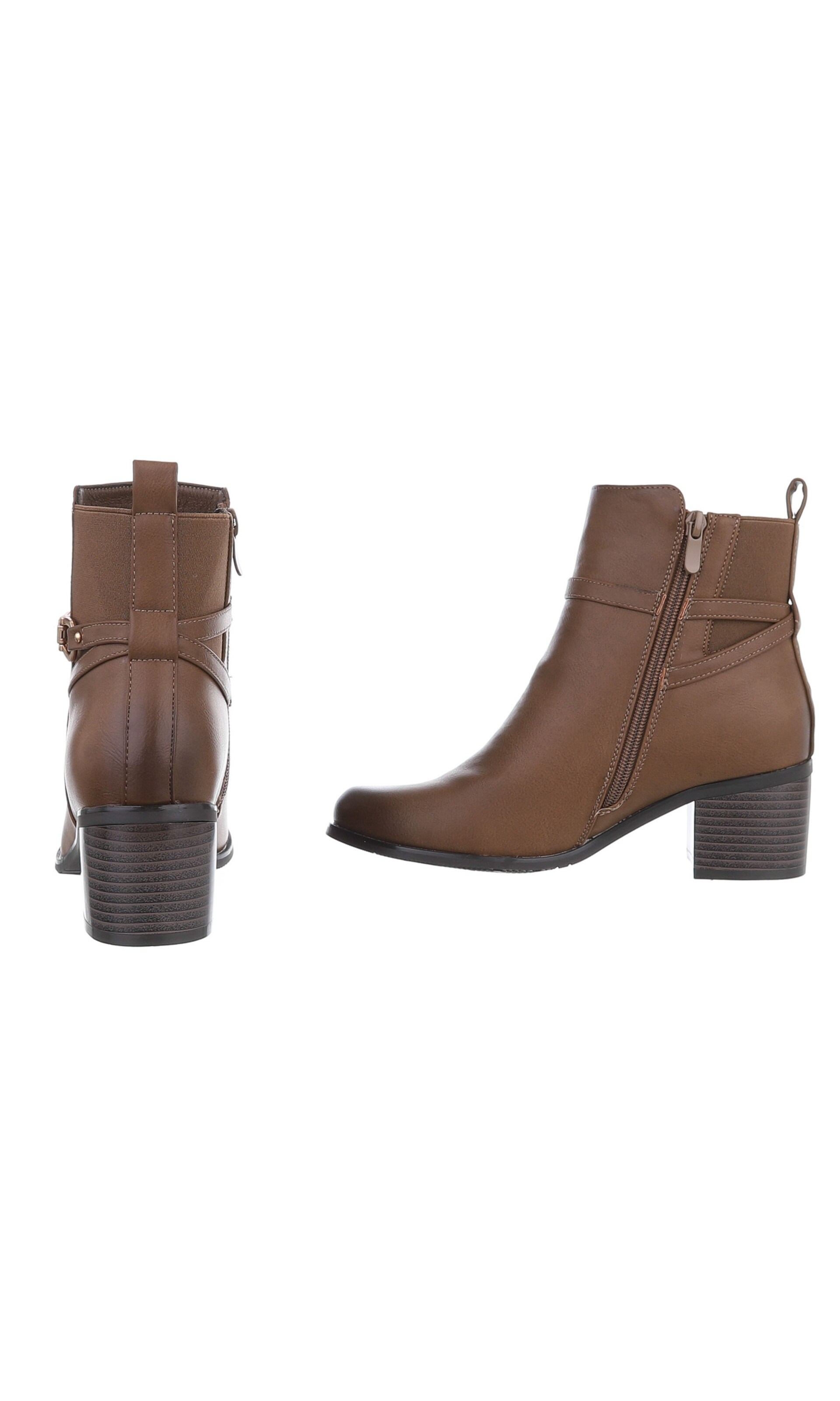 Ital-Design Stiefelette in Braun