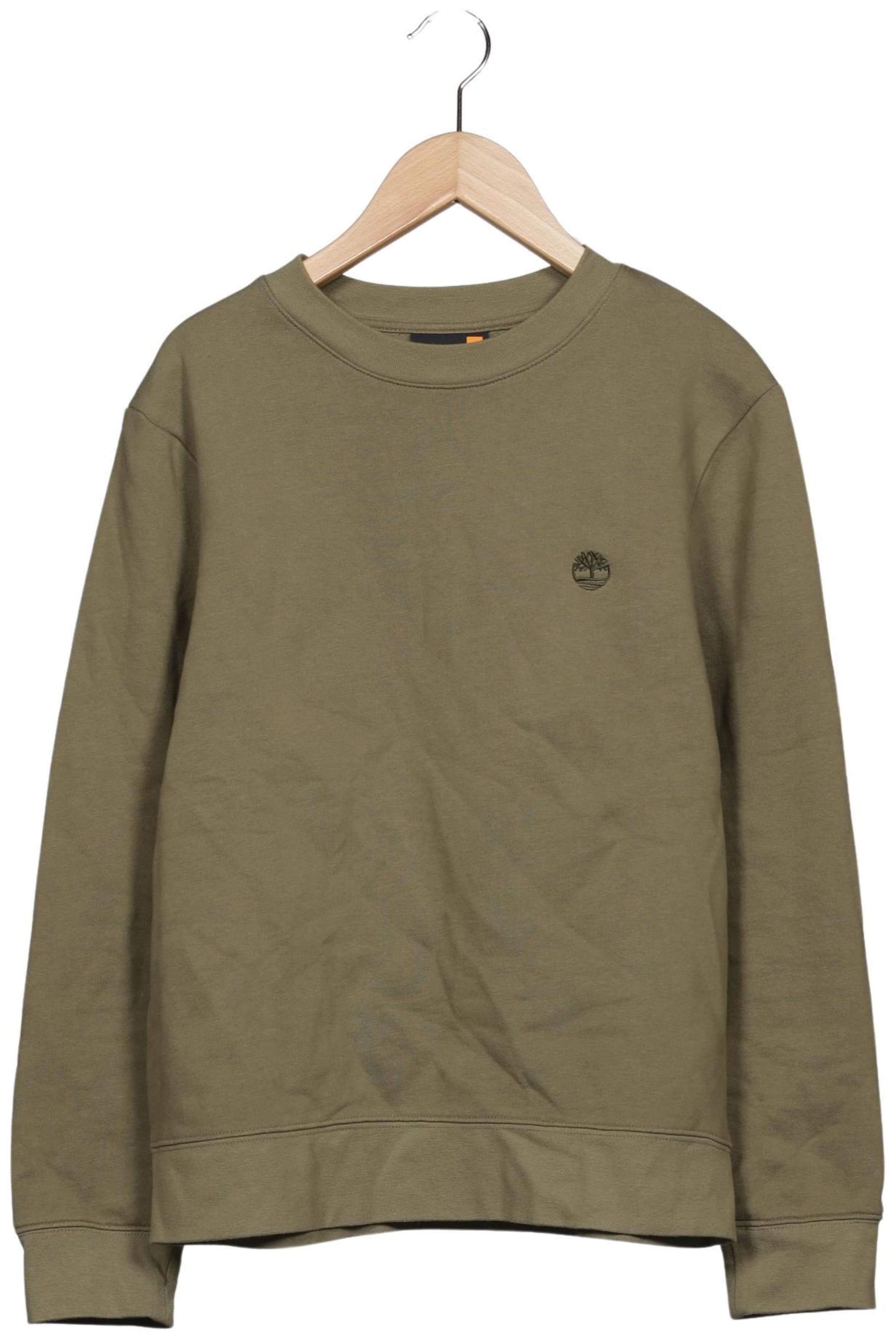 TIMBERLAND Sweater M in Grün: Vorderseite