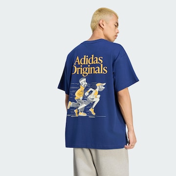 ADIDAS ORIGINALS - Camiseta 'Running Club' en azul: frente