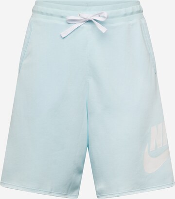 Pantalon 'CLUB ALUMNI' Nike Sportswear en bleu : devant