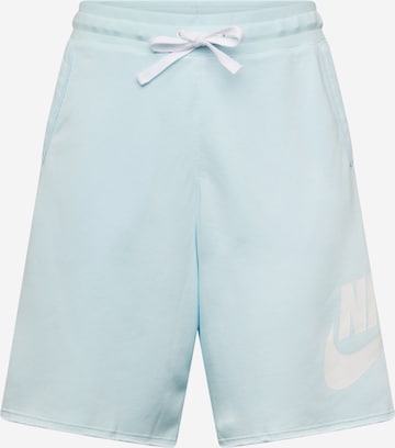 Nike Sportswear Nohavice 'CLUB ALUMNI' - Modrá: predná strana
